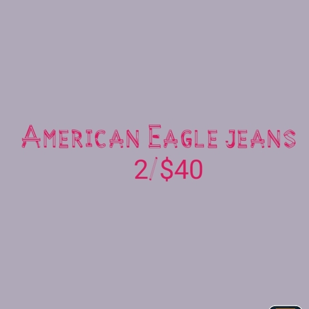 American Eagle Outfitters Women's Jeans - Stylish Blue